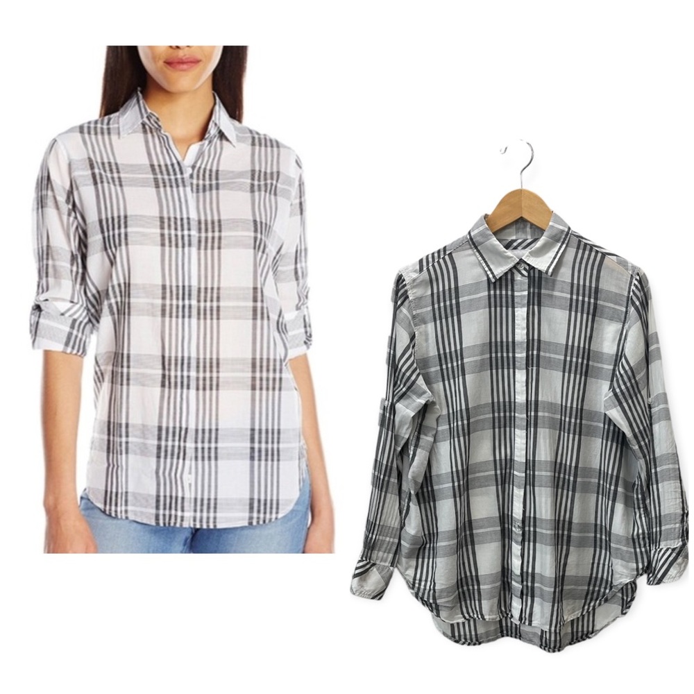 Rails Ella White Ash Plaid